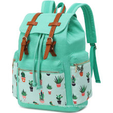 OEM Brand Customized Daypack Polyester Outdoor Students Backpack School Bag for Teenage Girls